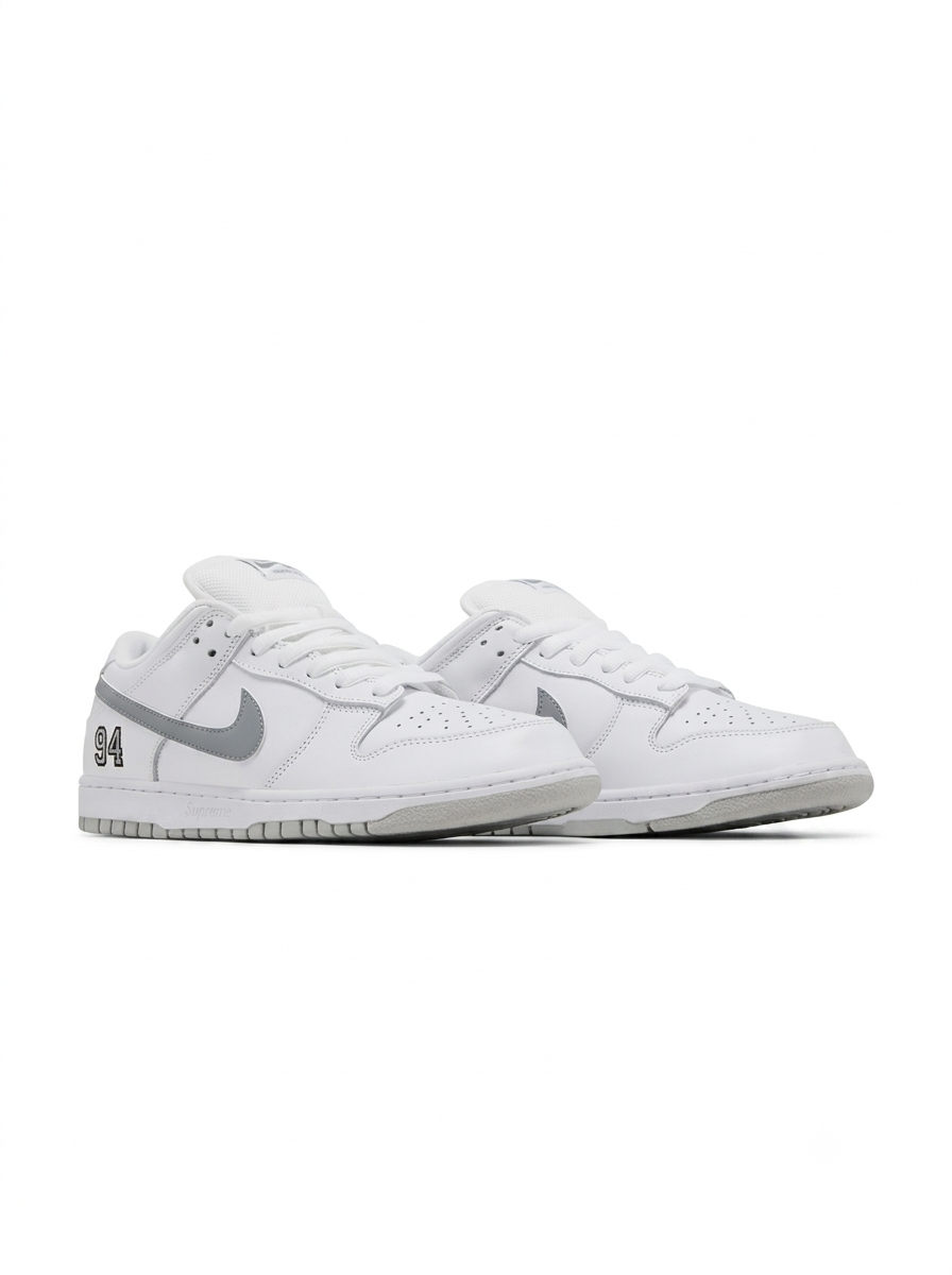 Nike SB Dunk Low Supreme '94 – White / Metallic Silver